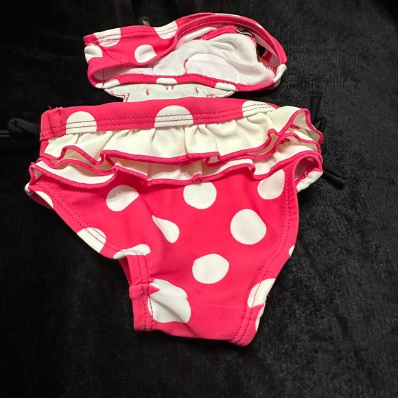 Disney Baby Minnie Mouse One Piece Infant Swimsuit Size 3 Months - Picture 4 of 11